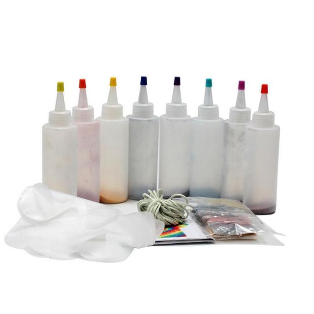 Bottles One Step Tie Dye Kit Cotton Linen Clothing Dyes Nontoxic